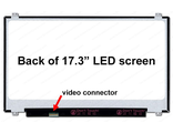 LED LCD матрица (экран) ЖК-панель для ноутбука 30 pin 17,3&quot; (1600x900) HD +77013380038, +77071130025