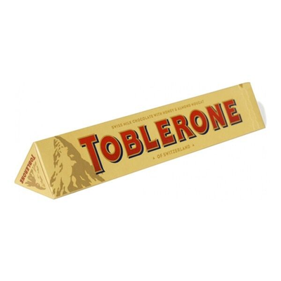 ШОКОЛАД TOBLERONE MILK МОЛОЧНЫЙ С МЕДОВО-МИНДАЛЬНОЙ НУГОЙ