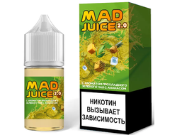 MAD JUICE 2.0. SALT (STRONG) 30ml - ПРОХЛАДНЫЙ ЗЕЛЕНЫЙ ЧАЙ С АНАНАСОМ