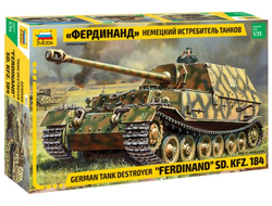 Сборная модель: (Звезда 3653) Немецкий истребитель танков "Фердинанд"