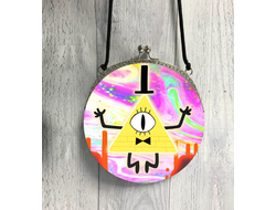 Сумка круглая желтый Билл №7