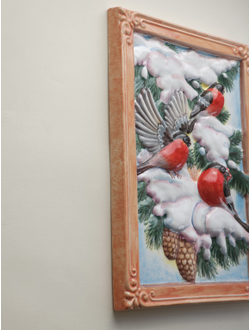 Снегири (панно)