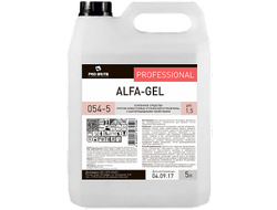 Alfa-gel гель-концентрат с дезинфицирующим эффектом против ржавчины и известковых отложений 5 литров