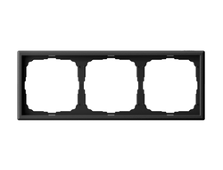 Systeme Electric ArtGallery Карбон Рамка 3-ая, универсальная, GAL001003