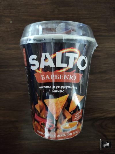 Чипсы Salto Барбекю + Сырный соус 120 гр.