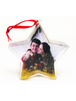 Шар елочный под полиграфическую вставку, елочные шары под вставку фото, шар елочный акриловый