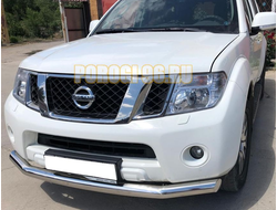 Защита переднего бампера d76 для Nissan Pathfinder (2010-2013)