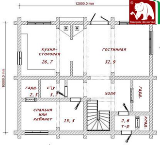 Проект 3-106, 240 м2, 10*12