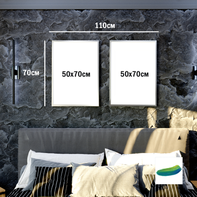 Пара постеров «Цветение сакуры»  и «Цвета сакуры» из коллекции   «Цвета в цветах»