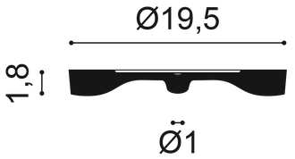 Декор R12 - d19,5см