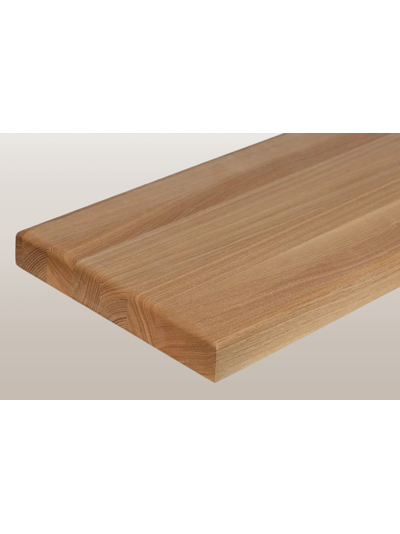 Ступень из ясеня цельноламельная