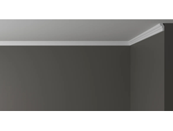 Потолочный плинтус DECOR-DIZAYN DD34, из дюрополимера, под покраску, ударопрочный
