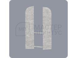 Заглушки к плинтусу Comfort Classic 80 Лофт светло-серый 438