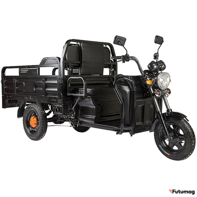 Грузовой электротрицикл Rutrike D2 1500 60V1000W черный