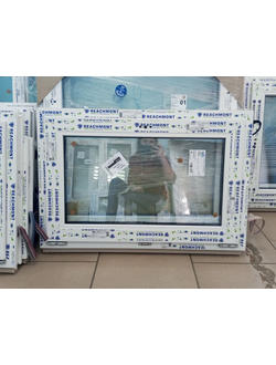 000010 Окно ширина 900 высота 600. Профиль Melke 60 , 32 стеклопакет,ФРАМУЖНОЕ ОТКРЫВАНИЕ