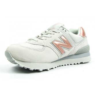 New Balance 574 Серые с бронзой женские (36-40) Арт. 352F-A