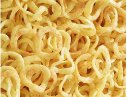 Луковые кольца Сметана и зелень