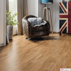 Пробковые полы Haro Ронда натур 527381 в интерьере комнаты