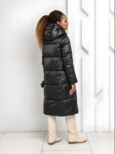 Зимнее пальто бренда Elfina 619-black