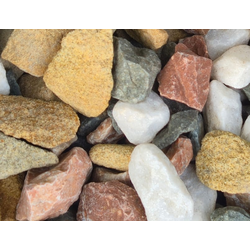 Радужный мраморный микс крошка, фракция 20-40 мм