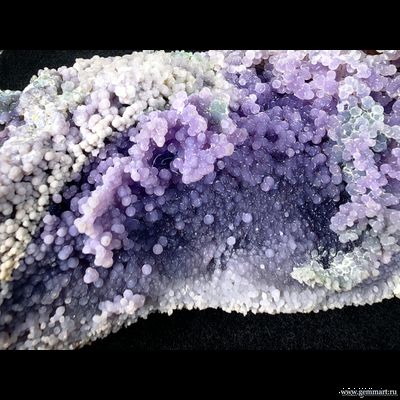 "Виноградный" халцедон (grape chalcedony), аметист . Индонезия. ААА