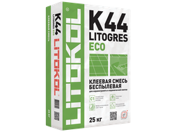 Беспылевая сухая клеевая смесь LITOGRES K44 ECO