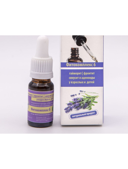 Фитокомплекс №6 для лечения гайморита, фронтита, синусита и аденоидов