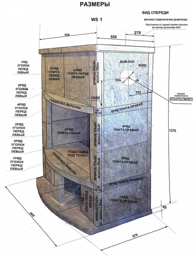Камин Теплый Камень WS1