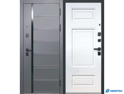 Дверь входная металлическая Luxor 2МДФ Куб Нео купить в Челябинске | КВИРТЕК