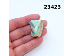 Бирюза натуральная (необработанная) Армения арт.23423: 10,2г - 29*24*14мм