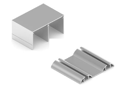 Комплект  направляющих матовый хром стандарт  L=...мм ARISTO