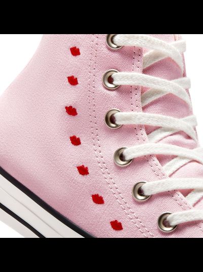 Converse Chuck 70 Valentines Day розовые высокие с губками