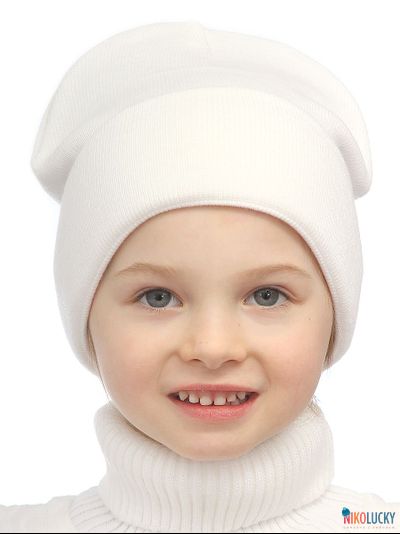 Шапка 22202-01 белый 48-52