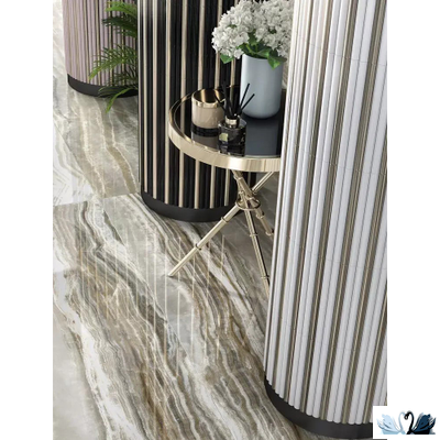 Керамогранит Kerama Marazzi Ониче 119,5х238,5 см зелёный светлый лаппатированный