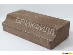 Кирпич облицовочный фигурный (6). Шоколад. Кирпичный завод Брик Филд