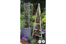 Деревянные грядки, подставки для растений , кашпо, вазоны и малые садовые декоративные формы