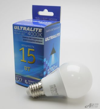 ЛАМПА СВЕТОДИОДНАЯ ULTRALITE 15Вт Е27