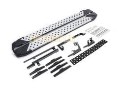 Пороги на Toyota Highlander (2014-2017) Bmw-style V2