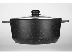 Кастрюля литая с крышкой, 3/4/5/6 л