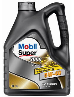 Масло моторное MOBIL Super 3000 X1 Diesel 5W40 4л синт.