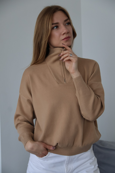 Джемпер коричневый