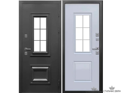 11см PROTERMA 3D Стеклопакет Букле графит Белый матовый