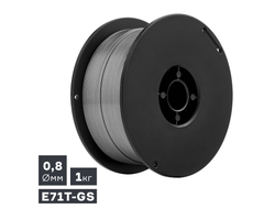 Проволока сварочная MIG, порошковая самозащитная (E71T-GS), Ø 0,8 мм, 1 кг