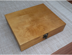 Коробка 20 ячеек, для коллекции камней, цвет "Клен" (24*20*5 см, 800 г) №24323