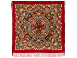 Павловопосадский платок Подарок с ярмарки 1858-5