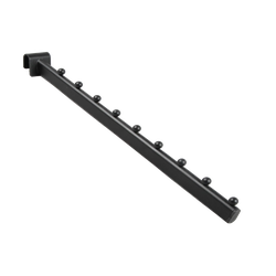 (U148) Кронштейн наклонный на овальную трубу, дутый, 9 шариков, 480 мм.