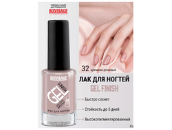 ЛАК для ногтей GEL finish 9 г Luxvisage