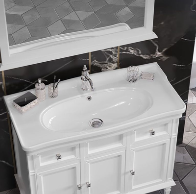 Мебель для ванной Opadiris Кантара 105 белый матовый