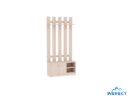 Вешалка и тумба с полкой (2 цвета) 900*1700*330