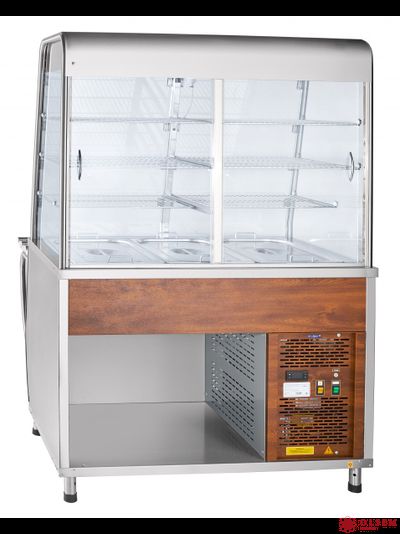 Прилавок-витрина Abat ПВВ(Н)-70Т-С-НШ